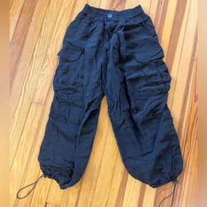 Black cargo pants